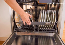 Функционал корзин для посуды посудомоечных машин Gorenje SmartFlex